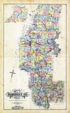 Somerset County Map, Somerset County 1883